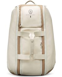 Brunello Cucinelli - Grained Leather-nylon Tennis Backpack - Lyst