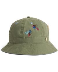 Barbour - X Paul Smith Embroidered Bucket Hat - Lyst