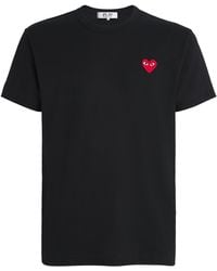 COMME DES GARÇONS PLAY - Heart Logo T-Shirt - Lyst