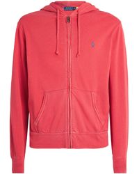 Polo Ralph Lauren - Cotton Polo Pony Zip-Up Hoodie - Lyst