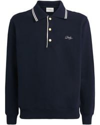 Drole de Monsieur - Cotton Pipe-Collar Polo Sweatshirt - Lyst