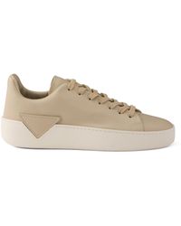 Prada - Leather Court Sneakers - Lyst