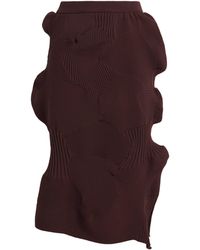 Issey Miyake - Kone Kone Knit Skirt - Lyst