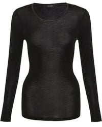 Hanro - Pure Silk Long Sleeve Top - Lyst