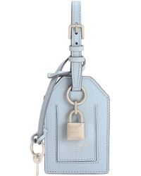 Dolce & Gabbana - Calfskin-Lambskin Padlock Id Tag - Lyst