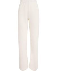 ÉTERNE - Cotton-Blend Straight-Leg Sweatpants - Lyst