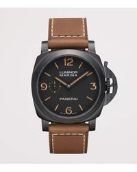 Panerai - Carbotech Luminor Marina Watch - Lyst