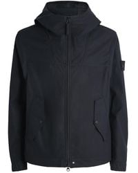 Stone Island - Cotton Ghost Hooded Jacket - Lyst