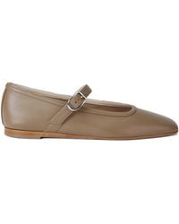 Le Monde Beryl - Leather Mary Jane Ballet Flats - Lyst