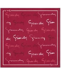 Givenchy - Small Silk Signature Scarf - Lyst