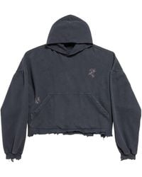 Balenciaga - Nail Polish Cropped Hoodie - Lyst