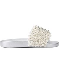 Kurt Geiger - Embellished Meena Eagle Slides - Lyst