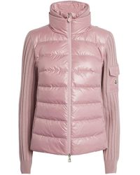 Moncler - Wool Down-filled Cardigan - Lyst