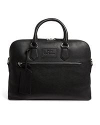 Polo Ralph Lauren - Pebbled Leather Briefcase - Lyst