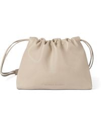 Brunello Cucinelli - Leather Drawstring Cross-Body Bag - Lyst