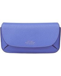Smythson - Panama Leather Sunglasses Case - Lyst