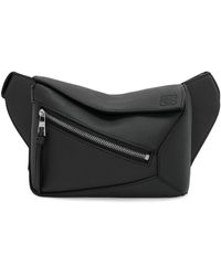 Loewe - Mini Leather Puzzle Edge Belt Bag - Lyst