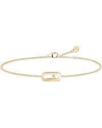 Messika - Move Uno Mini And Diamond Chain Bracelet - Lyst
