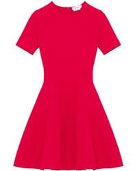 McQueen - Short-Sleeve Mini Dress - Lyst
