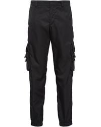 Prada - Re-Nylon Cargo Trousers - Lyst