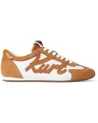Kurt Geiger - Leather-Suede Islington Sneakers - Lyst