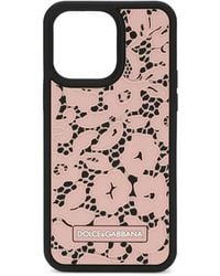 Dolce & Gabbana - Rubber Lace Iphone 14 Pro Max Case - Lyst
