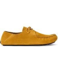 Loewe - Suede Rambla Boat Shoes - Lyst