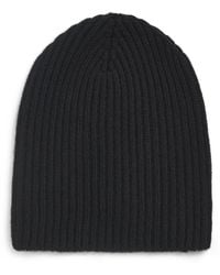 Johnstons of Elgin - Cashmere Ribbed Beanie - Lyst