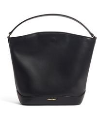 Sandro - Leather Tangoso Bucket Bag - Lyst