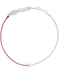 RedLine - And Diamond Illusion Half-Chain Bracelet - Lyst