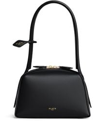 Alaïa - Small Leather Le Bouledogue Shoulder Bag - Lyst