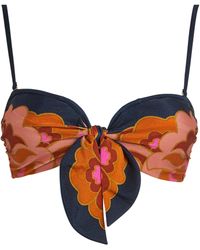 Zimmermann - Acadian Tie Bikini Top - Lyst
