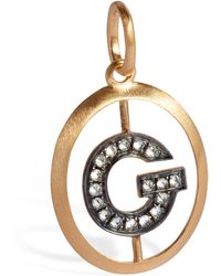 Annoushka - And Diamond Initial G Pendant - Lyst