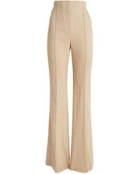 Veronica Beard - Linen-blend Komi Tailored Trousers - Lyst