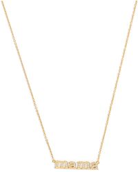 Jennifer Meyer - Yellow Gold And Diamond Mama Necklace - Lyst