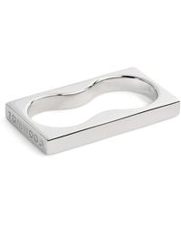 Tom Wood - Sterling Double Square Ring - Lyst