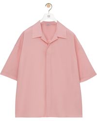 Loewe - Wool-Blend Short-Sleeve Shirt - Lyst