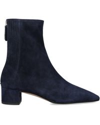 Aquazzura - Suede Saint Honor Knee-High Boots 35 - Lyst