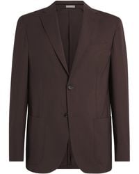 Corneliani - Virgin Wool-Silk Unlined Whisper Blazer - Lyst