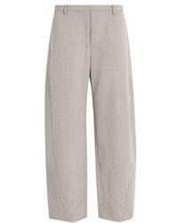 St. Agni - Wool-Blend Fine Band Balloon Trousers - Lyst