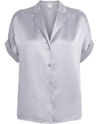 Eleventy - Silk Short-Sleeve Shirt - Lyst