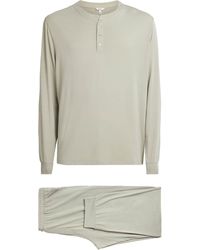Eberjey - Modal Henry Long Pyjama Set - Lyst