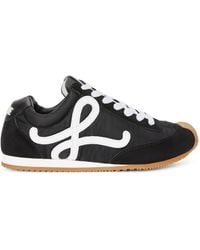 Loewe - Ballet Runner 2.0 Nylon & Calfskin Sneakers - Lyst
