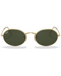 Ray-Ban - Rb3547 Oval Metal Sunglasses - Lyst