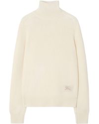 Burberry - Cashmere High-Neck Sweater - Lyst