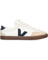 Veja - Leather Volley Sneakers - Lyst