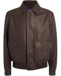 Ralph Lauren - Leather Everett Flight Jacket - Lyst