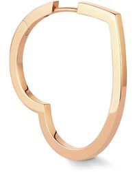 Repossi - Large Heart Antifer Hoop Earrings - Lyst