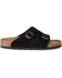 Birkenstock - Suede Zürich Sandals - Lyst