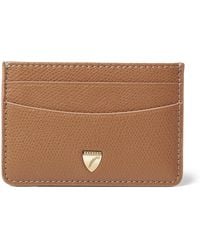 Aspinal of London - Leather Logo Card Holder - Lyst